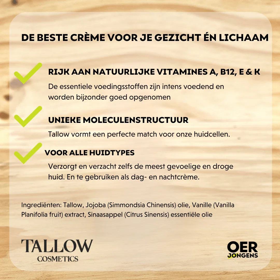 Original Cream – Tallow Cosmetics - Oerjongens