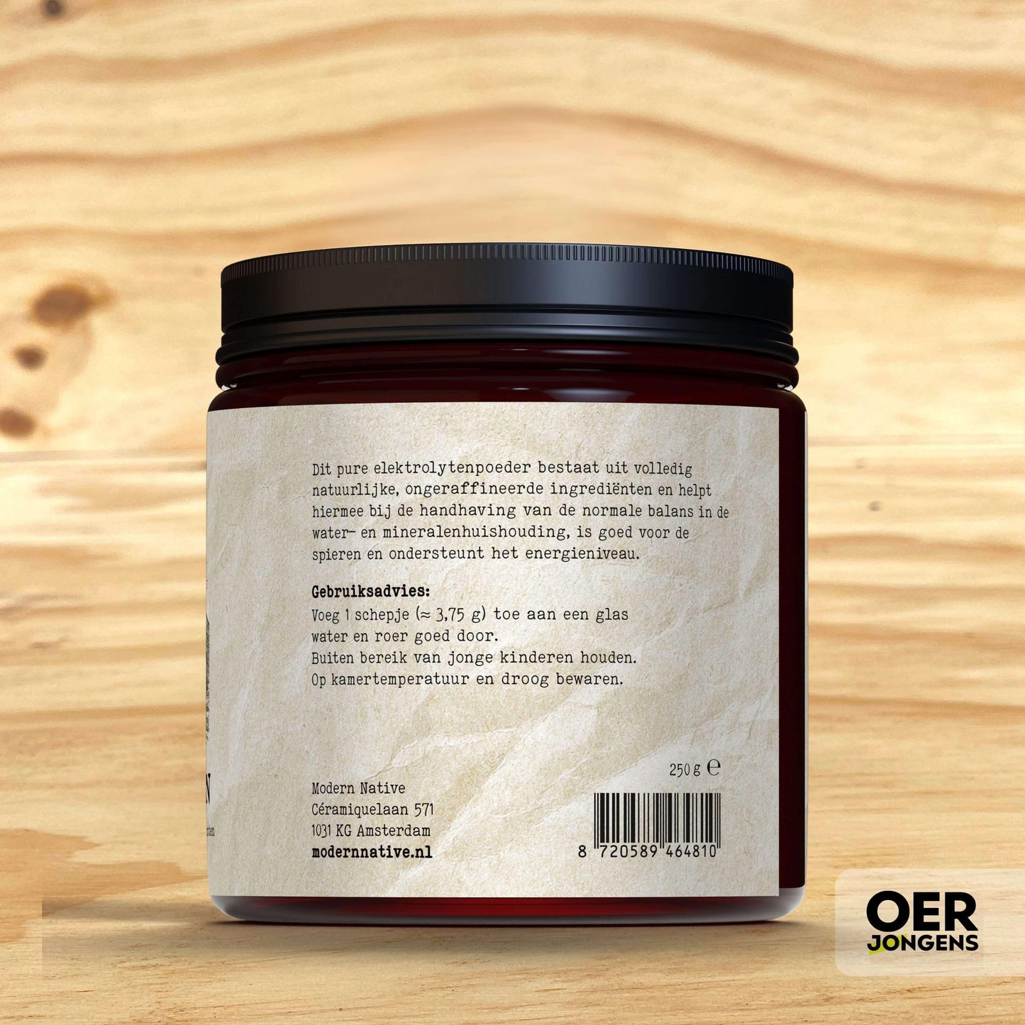 Elektrolyten Poeder – Natuurlijk & Ongeraffineerd | Oerjongens