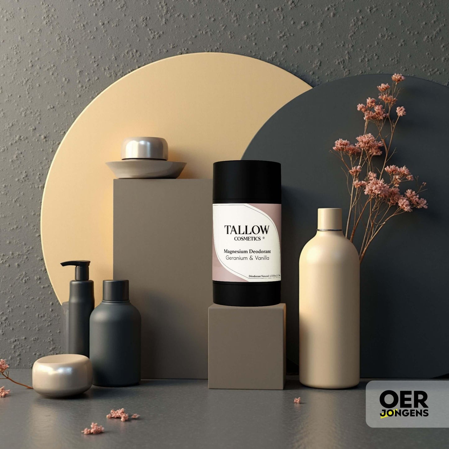 Tallow Cosmetics - Magnesium Deodorant - Geranium & Vanilla
