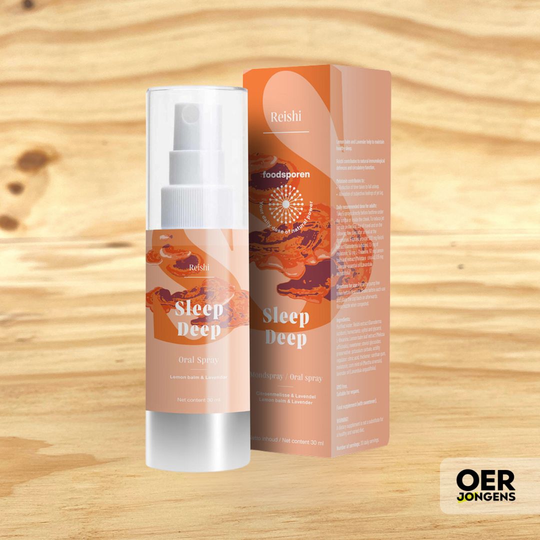Foodsporen - SleepDeep mond spray - Oerjongens