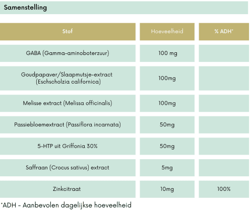 Goldea Health - #18 Natural Sleep Support - Oerjongens