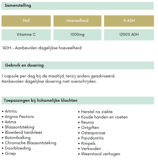 Goldea Health - #01 Vitamine C - Oerjongens