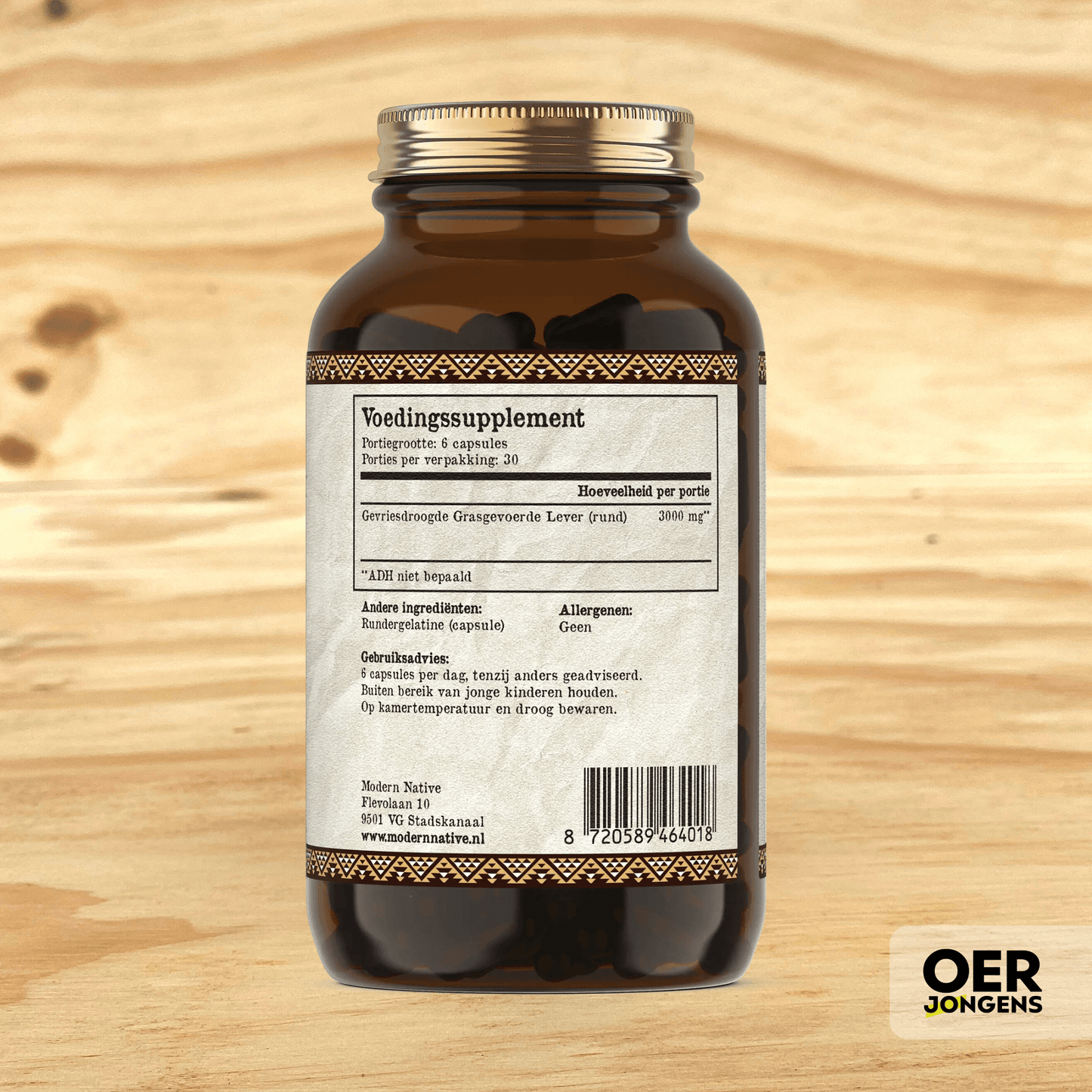 Modern native- Grasgevoerde lever capsules