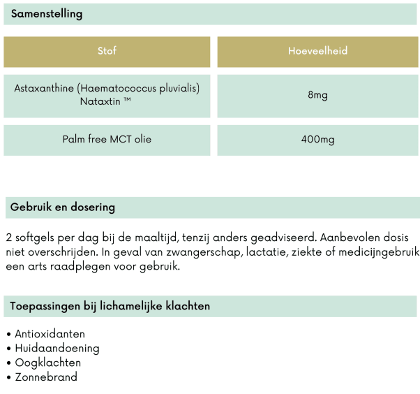 Goldea Health - #08 Astaxanthine - Oerjongens