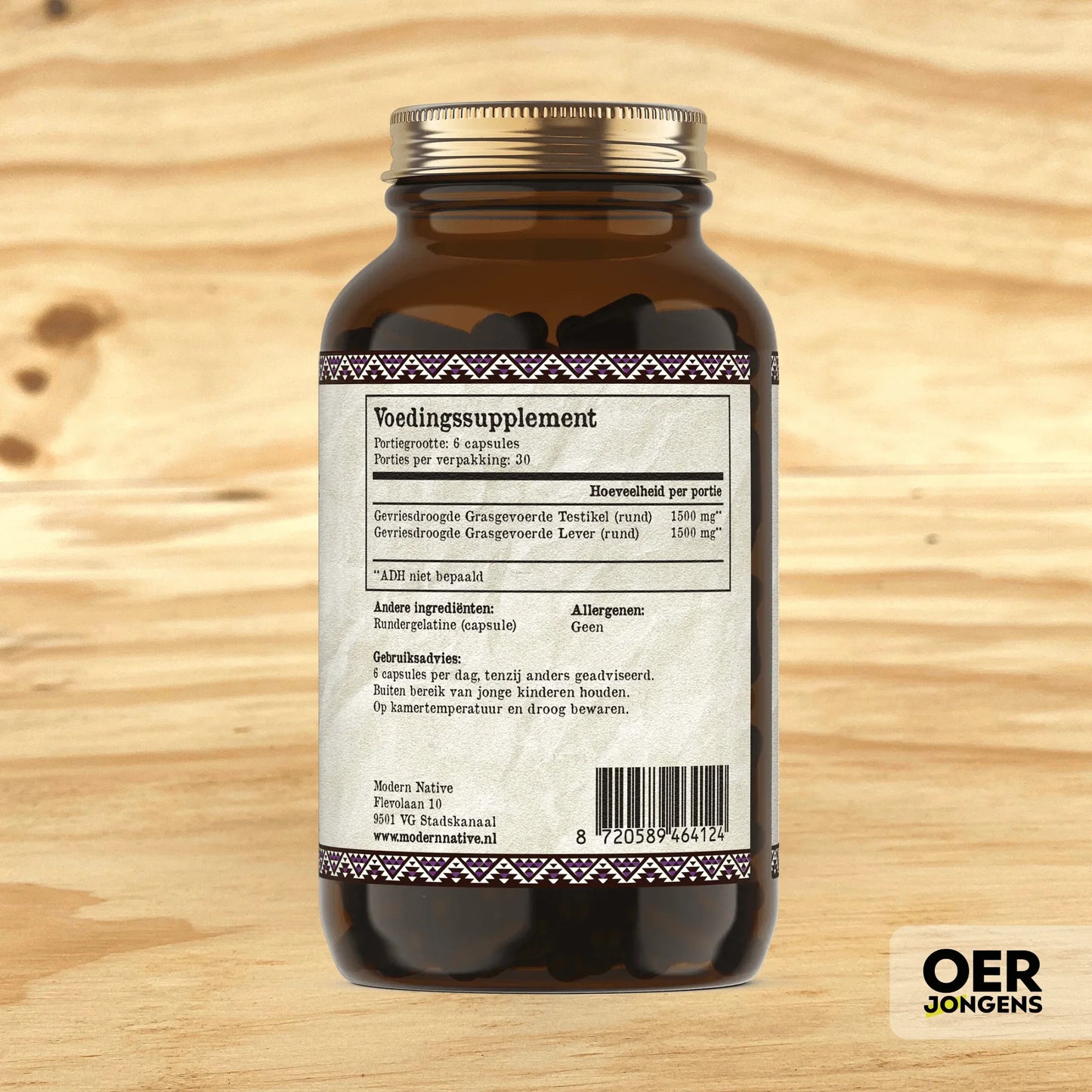 Modern native - 100 % Grasgevoerde rundertestikel - Oerjongens