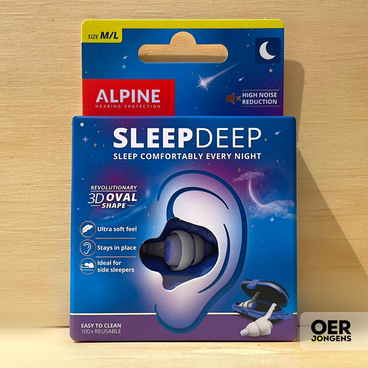 Alpine Sleepdeep Earplugs 27 dB for Sleeping