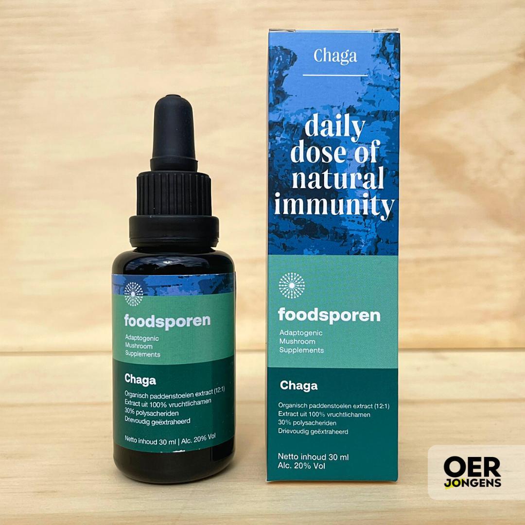 Foodsporen - Chaga Vloeibaar Extract - Oerjongens