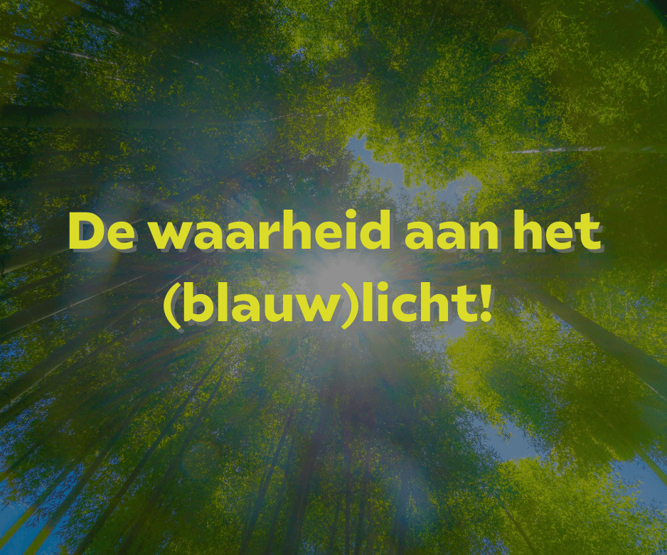 Uitleg over blauw licht en gemis aan zonlicht