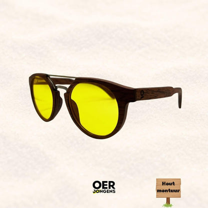 Oerjongens Bosrust blue light blocker bril met oranje lens