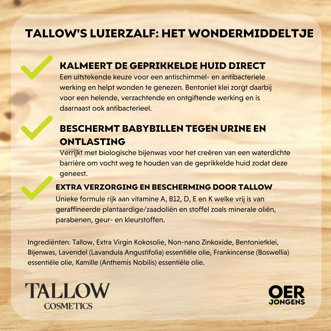 Natuurlijke Luierzalf – Tallow Cosmetics