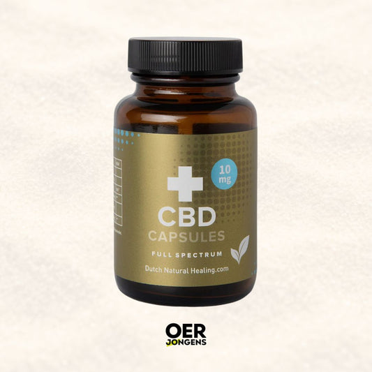 Dutch Natural Healing CBD capsules 10 mg 60 stuks – full spectrum capsules