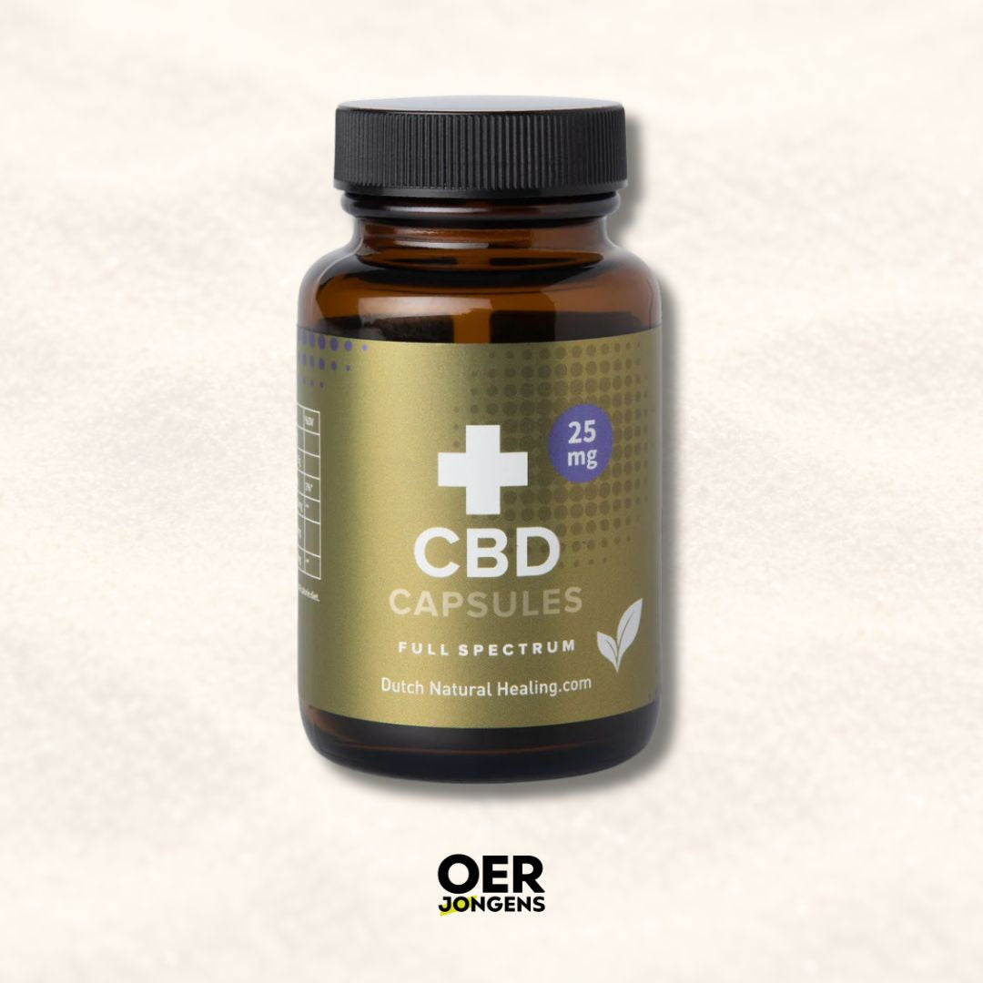 Dutch Natural Healing CBD capsules 25 mg 60 stuks – full spectrum capsules