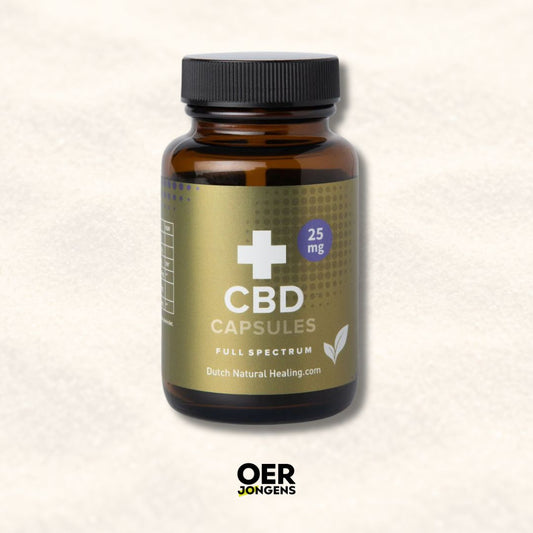 Dutch Natural Healing CBD capsules 25 mg 60 stuks – full spectrum capsules