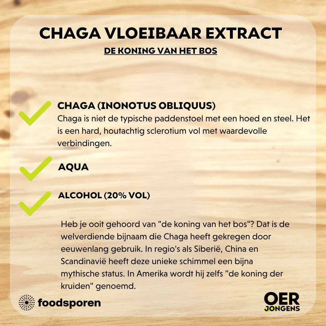 Hoogwaardig Chaga-extract