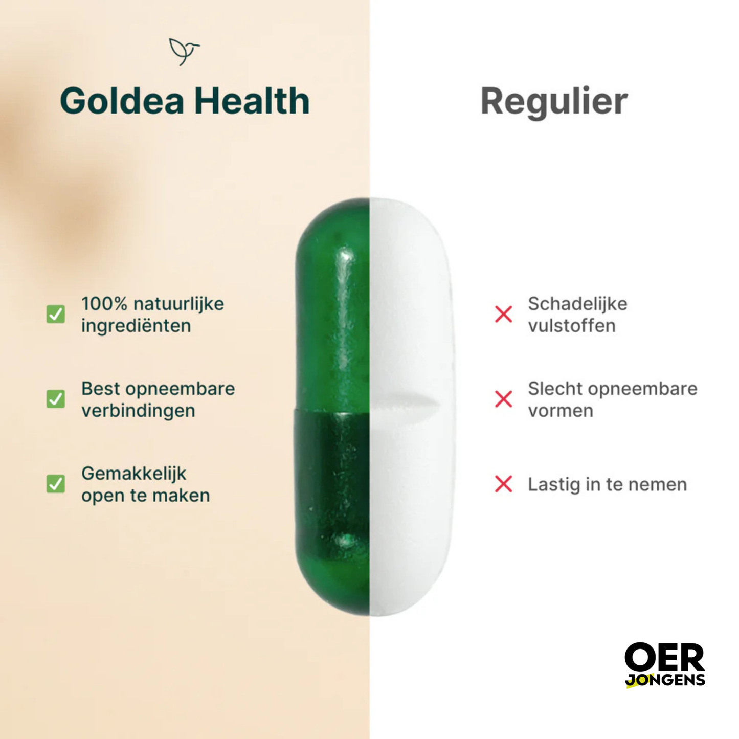 Hoogwaardige Power 5 Magnesium met 5 goed opneembare vormen. Vermindert vermoeidheid, ondersteunt spieren & zenuwstelsel. 100% vegan, zonder vulstoffen.