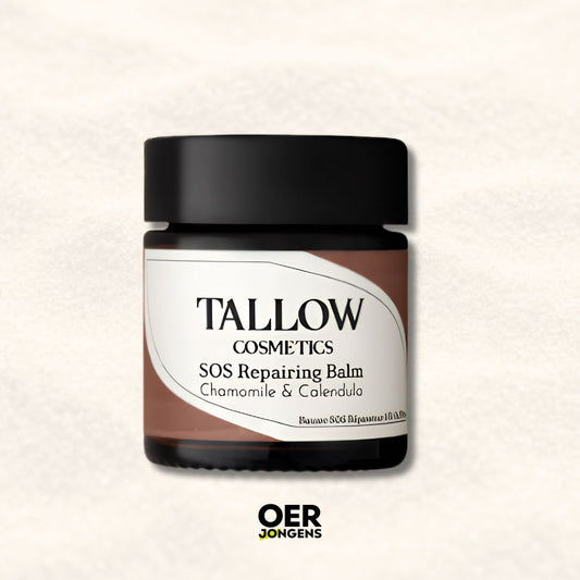 Formule voor huidherstel met extra geconcentreerde tallow. Hydrateert en verbetert elasticiteit. Met jojoba, lavendel, kamille & calendula. Voor alle huidtypes. Zonder conserveermiddelen.