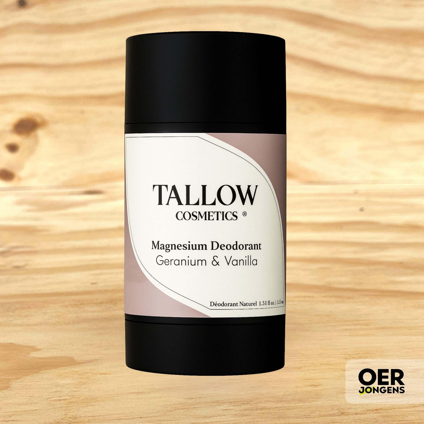 Tallow Cosmetics - Magnesium Deodorant - Geranium & Vanilla