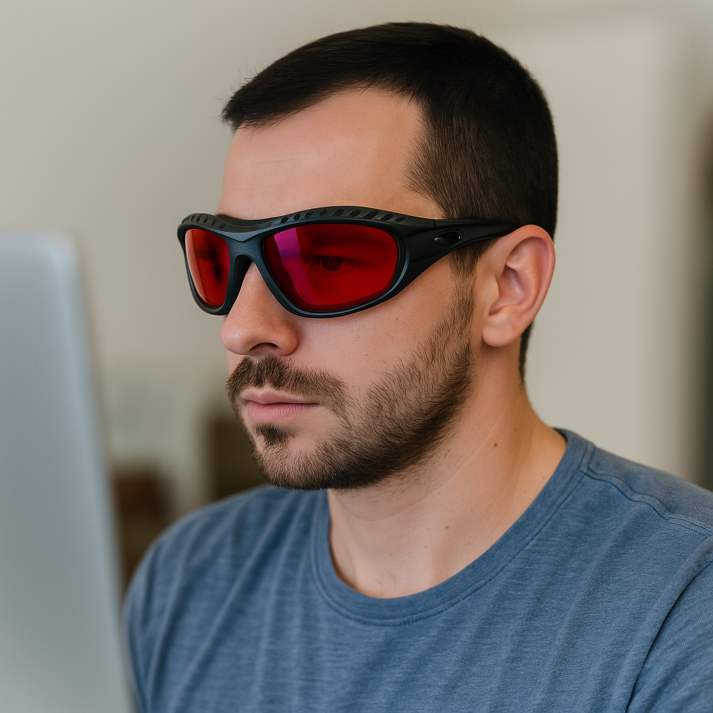 Power Up blue light blocking bril voor bijvoorbeeld gaming