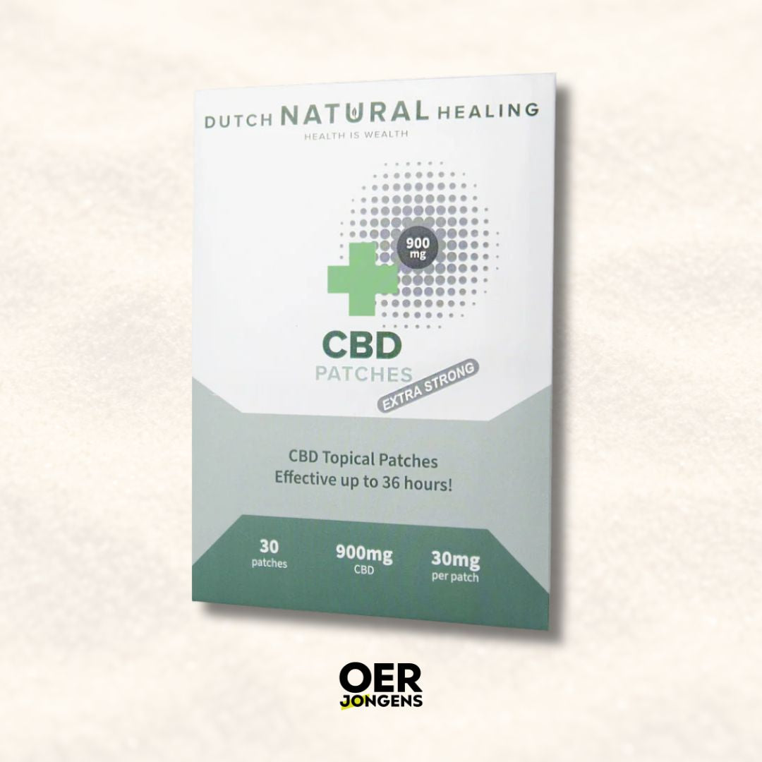 Dutch Natural Healing CBD patches 30 mg 30 stuks – productverpakking
