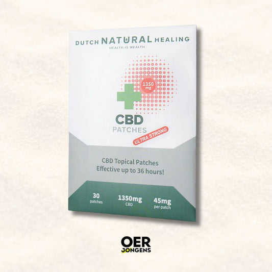 Dutch Natural Healing CBD patches 45 mg 30 stuks – productverpakking