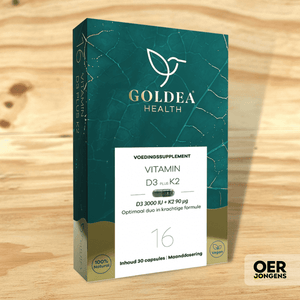 Goldea Health - Vitamine D3 plus K2