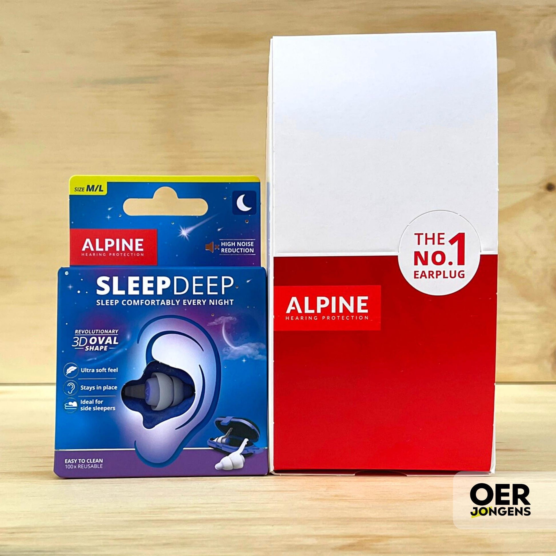 Alpine SleepDeep Oordoppen 27 DB - Oerjongens