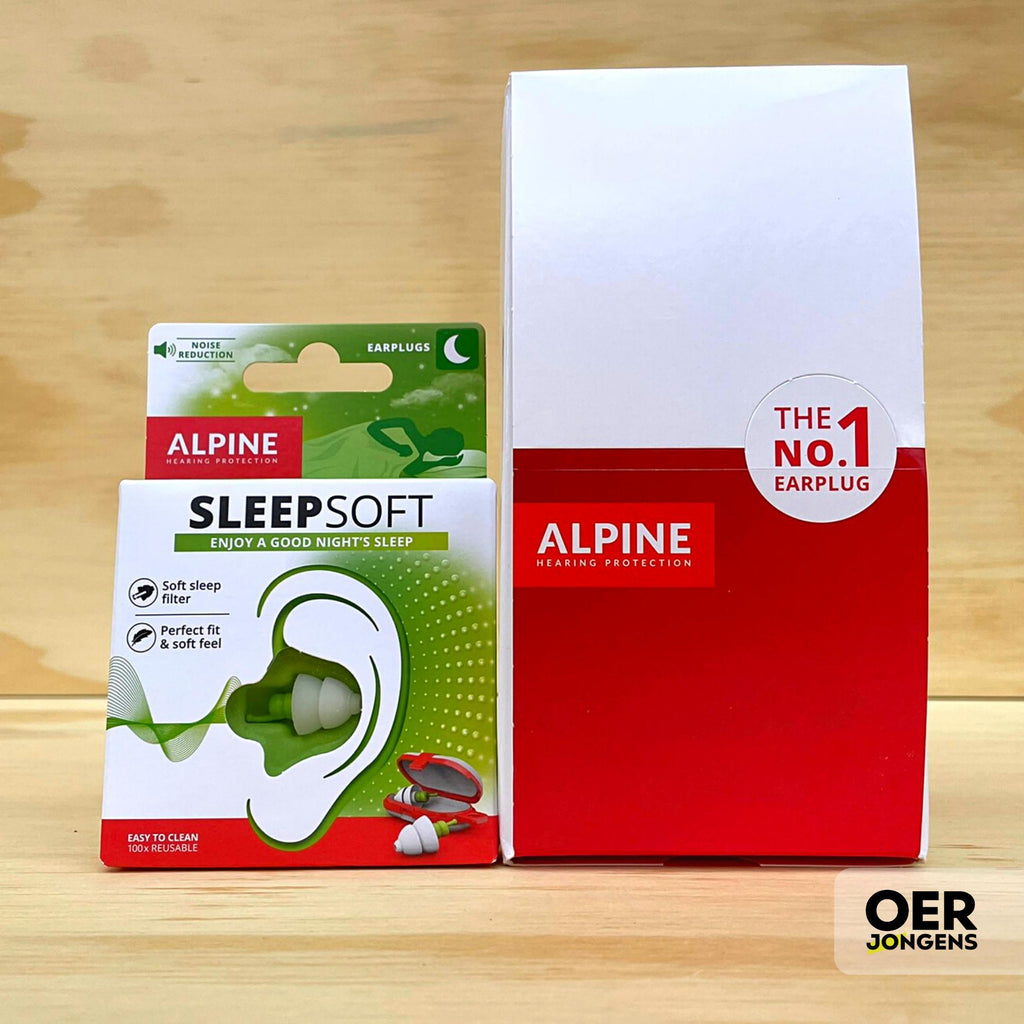 Alpine - SleepSoft- Slaap / concentratie oordoppen - 25dB - 1 paar - Oerjongens